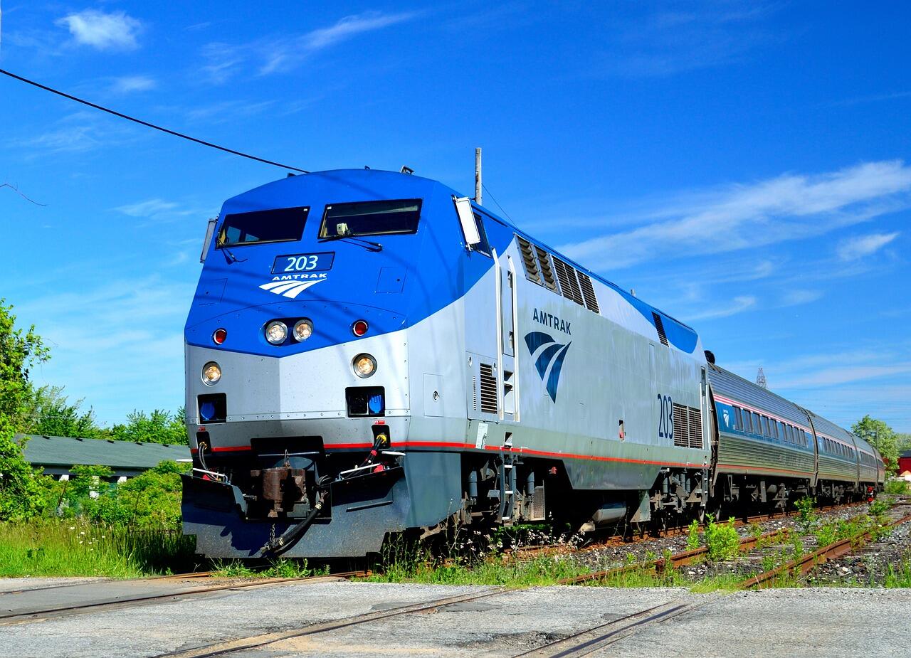 Amtrak transports cars