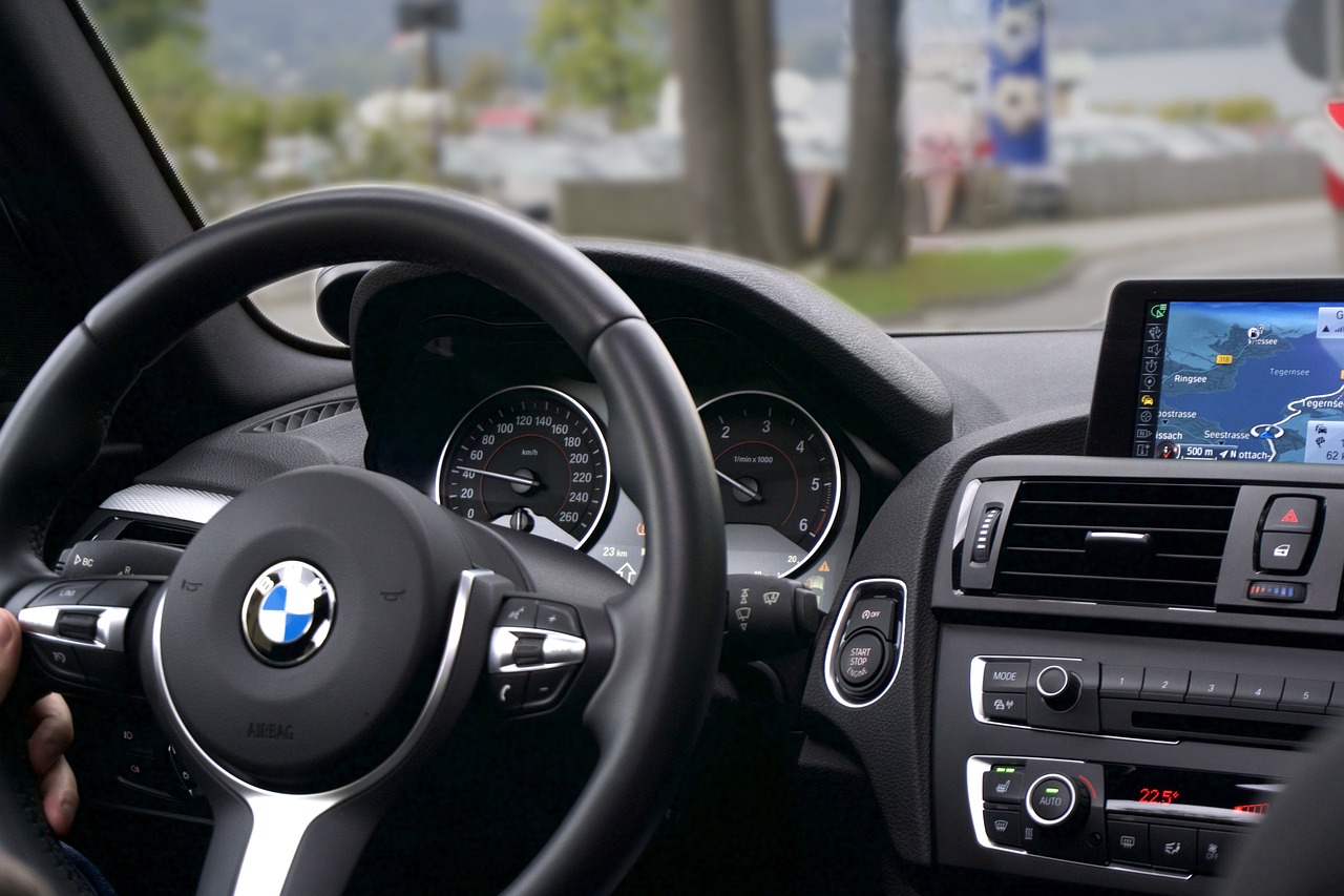 BMW car interior