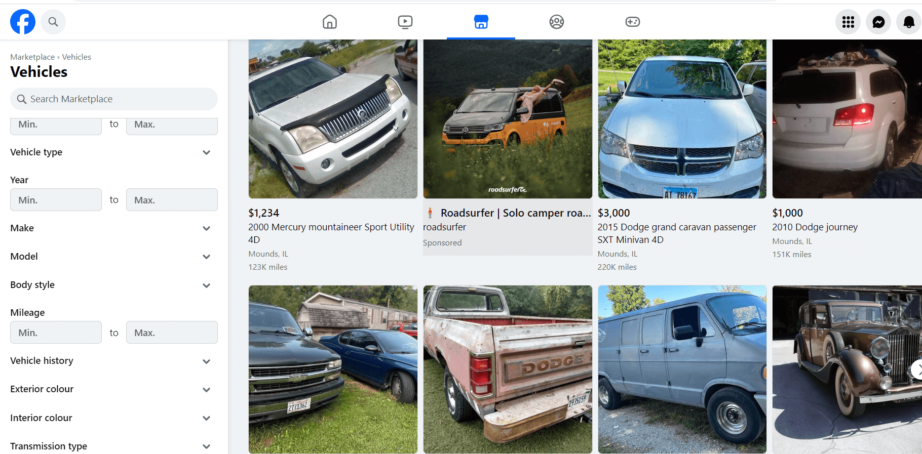 Buying a Car on Facebook Marketplace