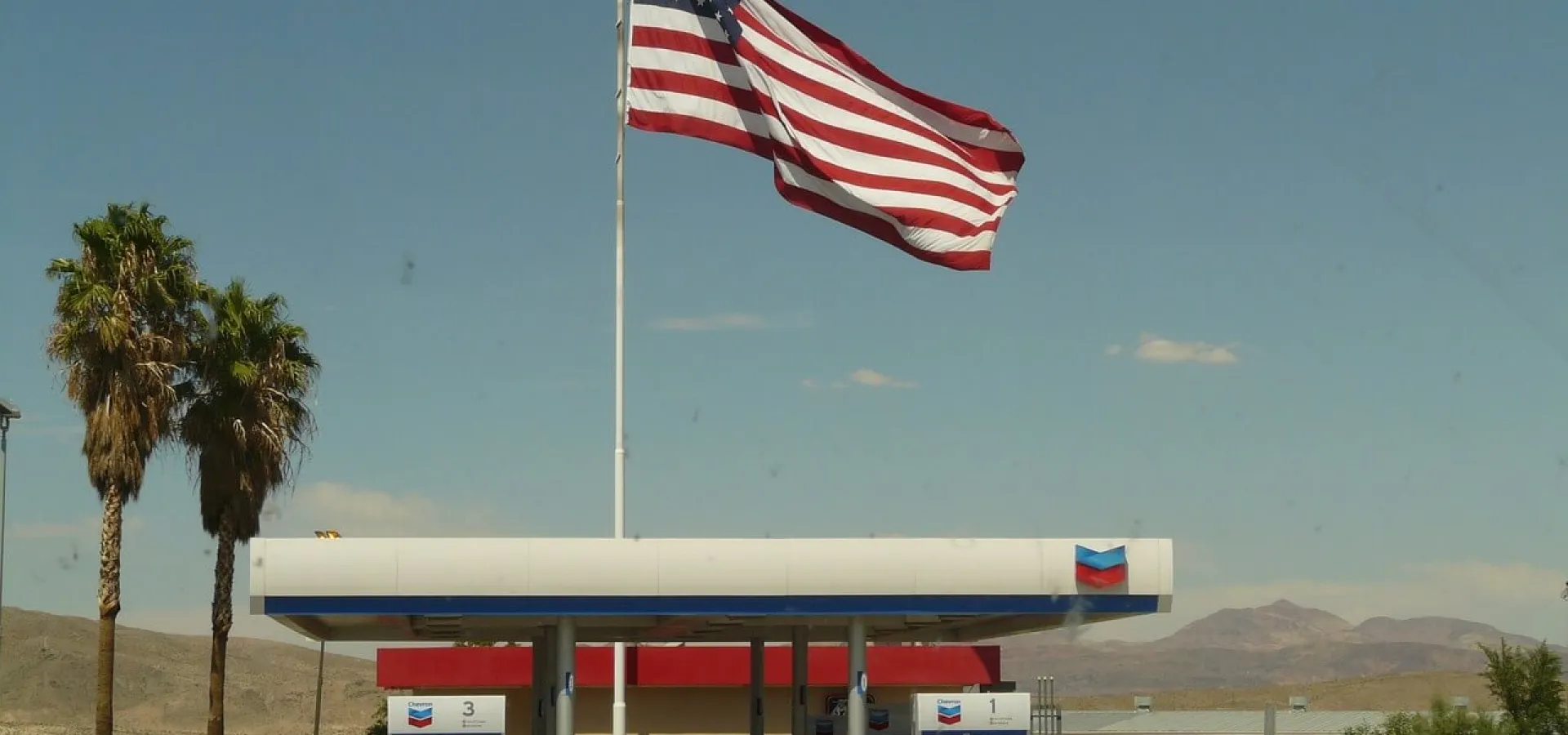 Gas station in the US