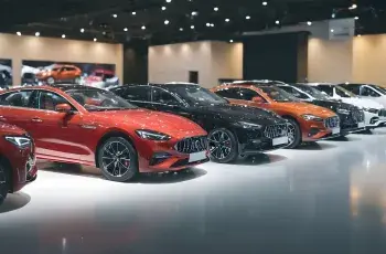Dealership shows new cars