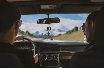 two man driving