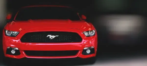 red ford mustang 