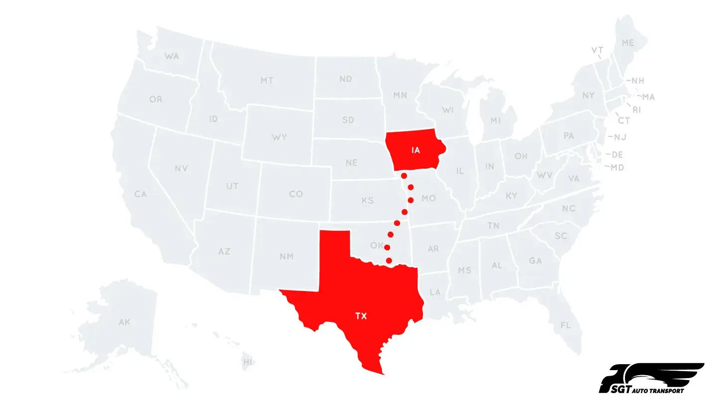 Looking for a Vehicle Transport Company Between Iowa and Texas? Looking for a Vehicle Transport Company Between Iowa and Texas?