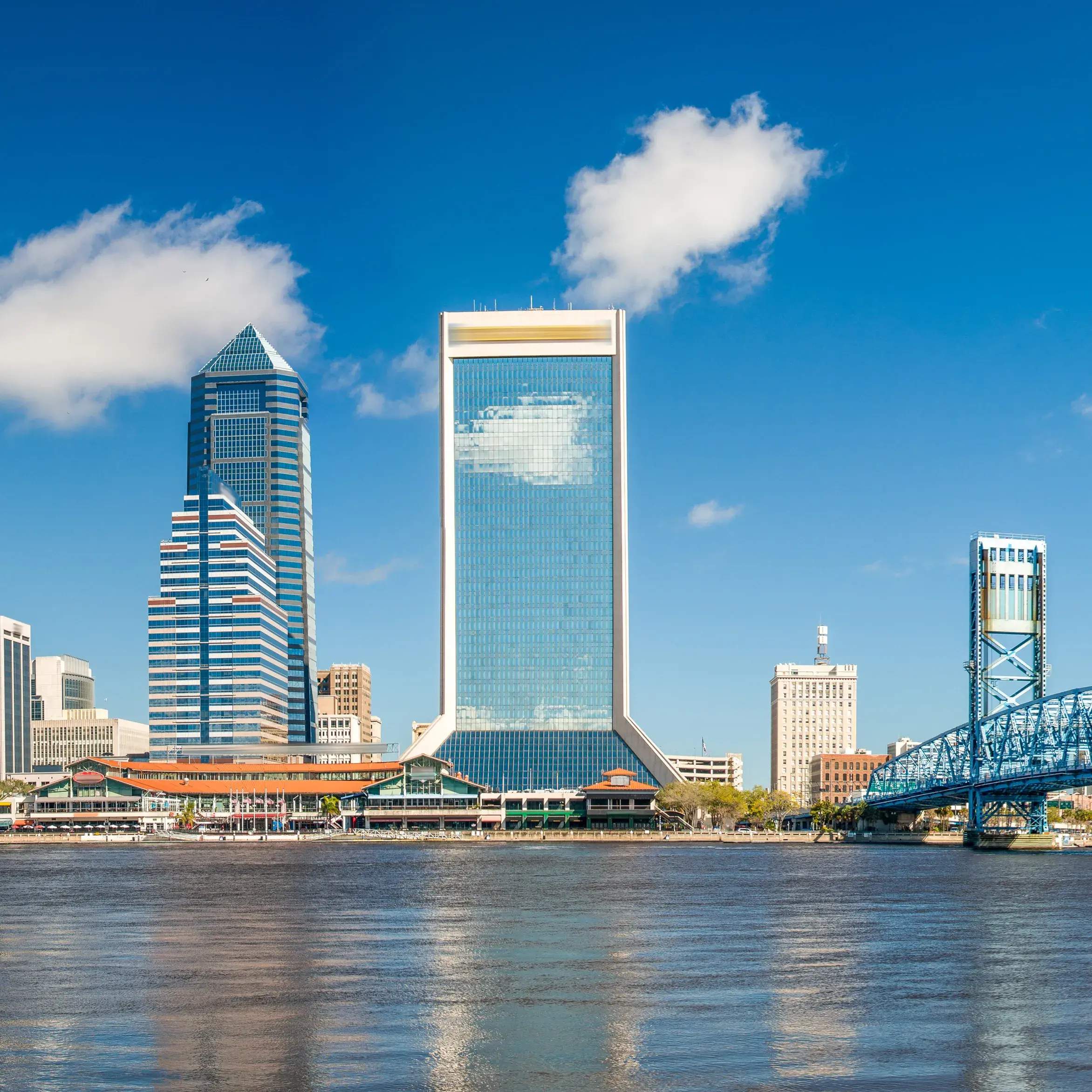 Jacksonville city skyline