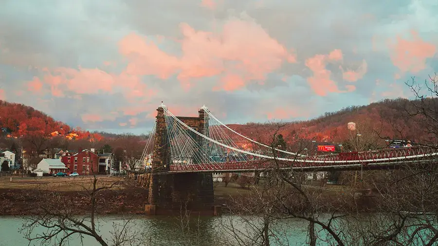 From Point A in New York to Point B in West Virginia From Point A in New York to Point B in West Virginia