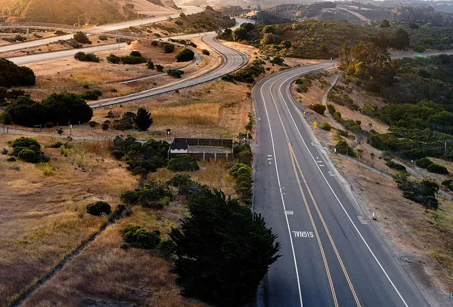 From Point A in Oregon to Point B in California From Point A in Oregon to Point B in California